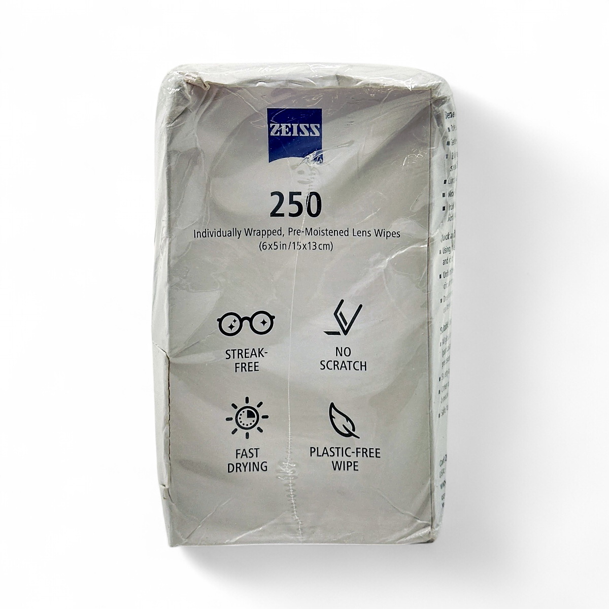 Zeiss Lens Wipes for Gentle and Thorough Cleaning - Pre-Moistened