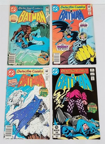 Z-923 VINTAGE 1980S COLLECTION OF DC COMICS-DETECTIVE COMICS STARRING BATMAN LOT