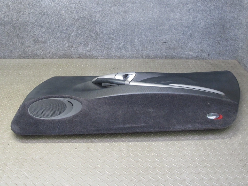 2000-2002 PORSCHE BOXSTER 986 LEFT & RIGHT SIDE INTERIOR DOOR PANEL BLACK SET - Image 4 of 4