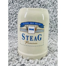 Steag Premium Microtech Clean Solid Advertisment Beer Mug Brand Merch