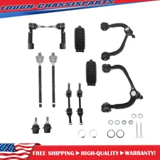 For Ford F-150 F150 4WD 2009-2014 12pc Front Upper Control Arm Tierod Sway Bar