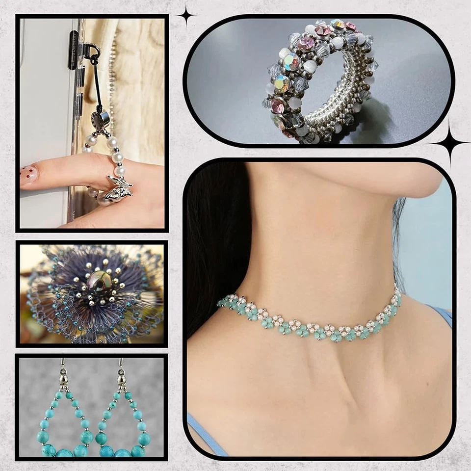 1000pcs Stainless Steel Beads 2mm Tiny Round Spacer Beads Rondelle Beads Meta... - Image 4 of 4