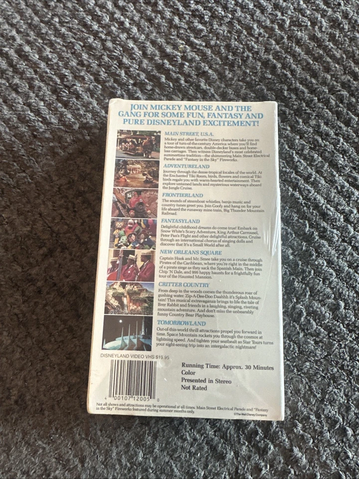 A Day At Disneyland - The Happiest Place on Earth VHS Video  New Sealed HTF - Image 3 of 4