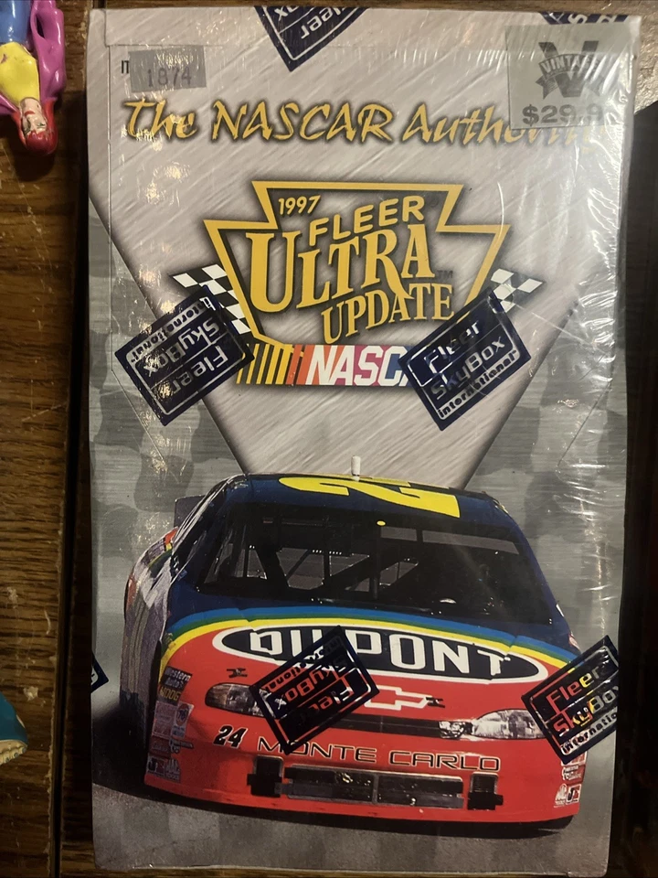 Sealed Nascars NASCAR Box Fleer Ultra Finish Line Full Box Sealed Jeff Gordon - Image 2 of 4