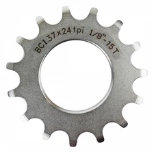 Origin8 15T Coated Chromoly Track Cog - Ultra Strong, Rust-Resistant 1/8"