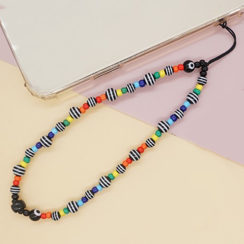 Mobile Phone Chain Lanyard Miss Cellphone Charm Strap Beaded Wrist - Zdjęcie 5 z 12
