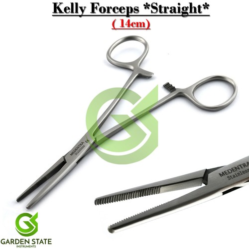 Micro Pointed Tweezers Artery Hemostatic Dressing Forceps Surgical Thumb Pickup - Picture 4 of 11