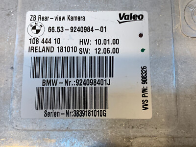 BMW VALEO Rear View Backup Camera Module 66539240984 Sc0148 for  