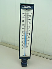 LOT OF 3 TRERICE THERMOMETERS BRASS STEM 0-100 F