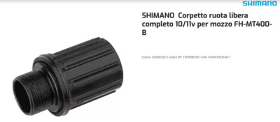 Shimano Sh Y3d398080 Corpetto Ruota Libera Fh M665 Per Mozzi Slx M675 - Foto 3