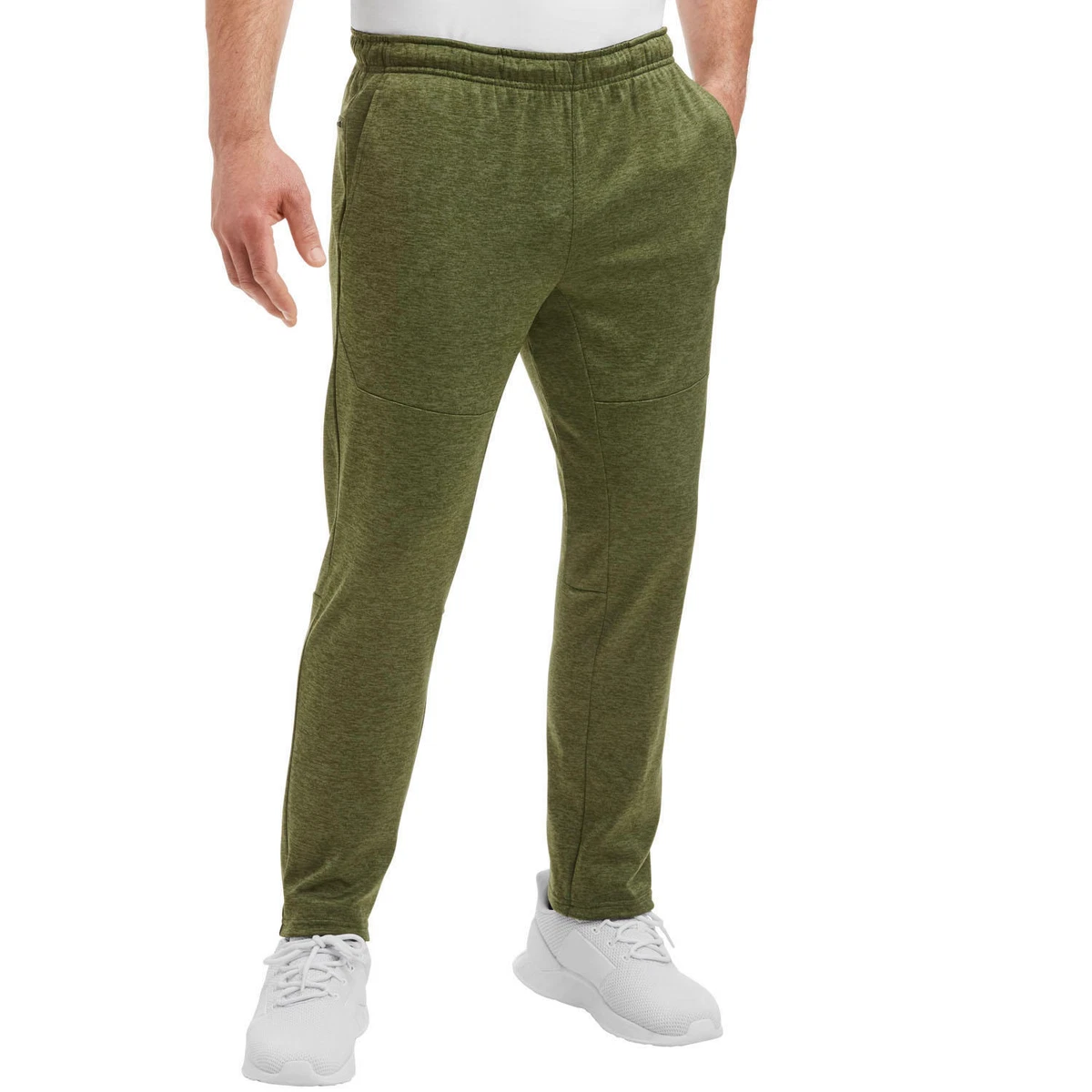 Member's Mark Men's Ultra Soft Tech Fleece Performance Pants W/ Pockets  OLIVE L