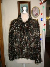 Neslay (tu) Paris Jacket Size 14 To 16 Uk Black/multi