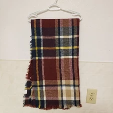 Plaid Blanket Scarf Square 60"x57" Hobby Lobby Fall Winter Design Acrylic Large