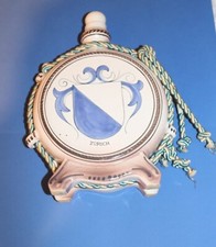 Bottiglia vintage ZURICH , dipinta a mano da collezione  