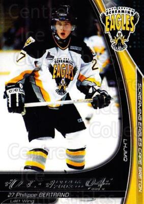 2003-04 Cape Breton Screaming Eagles #4 Philippe Bertrand