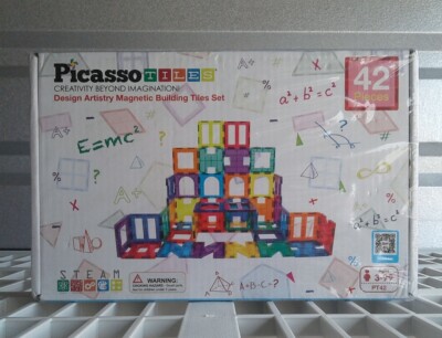 Picasso Tiles Magnetic Tile 42pc Building Set
