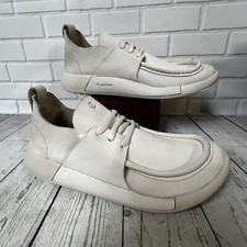 ECCO Women Cozmo Moc Shoe Size 10 Leather Limestone Beige EU 41 Moccasin