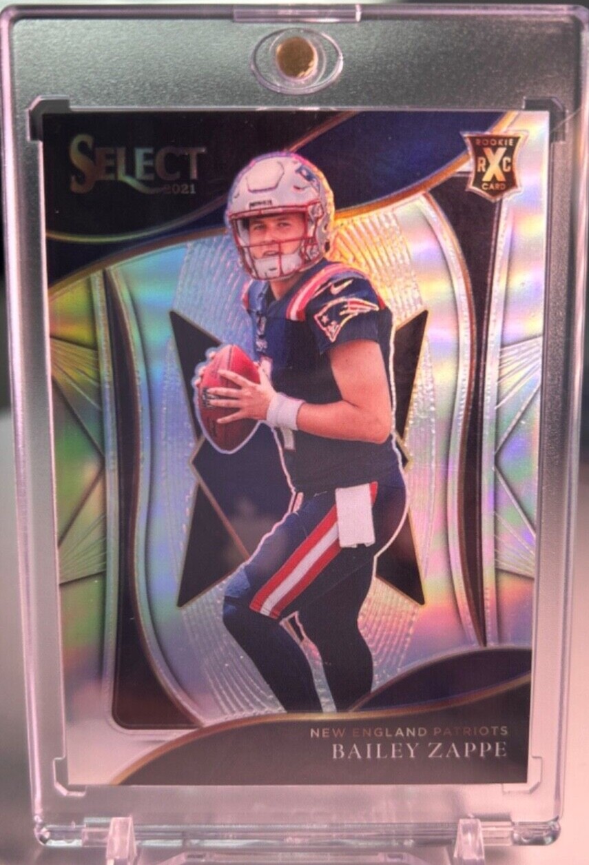 Bailey Zappe, New England Patriots, XRC, select 2021 🔥👍⭐️👀💯