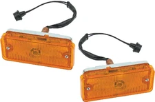 67-68 Chevy C10 Truck Front LH & RH Turn Signal Light Park Lamp Assemblies