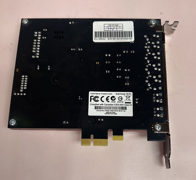 SBX SB1500 Prostudio Creative Sound Blaster PCIe Gaming Sound Card