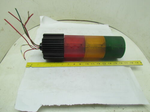 Federal Singnal LSB Litestak Indicator Light Column Beacon Tower Red Amber Green - Picture 1 of 7