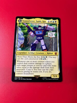 1x SOUNDWAVE, SONIC SPY - Transformers - MTG - Magic the Gathering