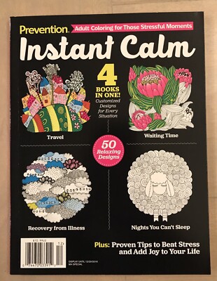 Prevention Instant Calm 4 Books In 1 Relaxing Designs 2016 FREE ...