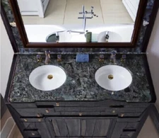 "Labradorite Countertop Slab – Console & Kitchen Gemstone Slab Top 24"x12" Decor