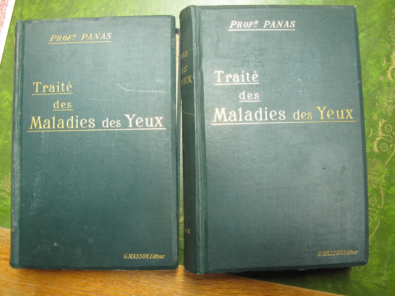Panas ( Ph. ) Traité des maladies des yeux en deux volumes 1894 Stevig, explosief winkelen
