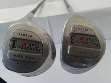 Founders Club Fresh Metal Woods golf Set 1 and 3 Graphite 9 13 