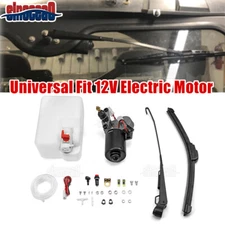 12V Electric Windshield Wiper Motor Kit For Honda Pioneer 700/1000 Kawasaki Mule