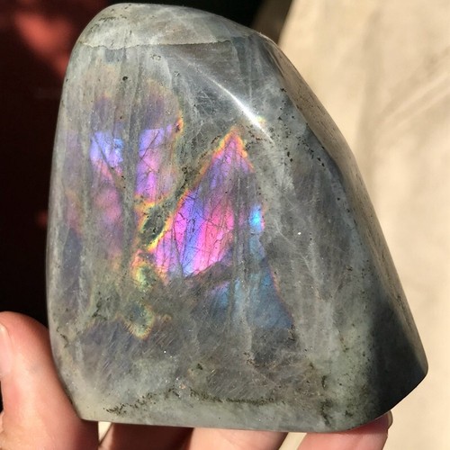 320G Natural Purple Labradorite Quartz Freeform Crystal Mineral specimen Healing - Bild 22 von 24