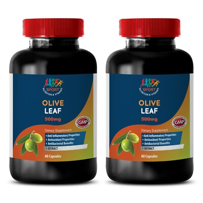 100% Pure Olive Leaf - OLIVE LEAF EXTRACT - Pure & Potent Ingredients - 2B 120Ct