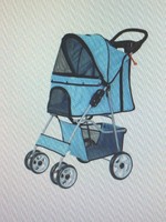 Vivo Four Wheel Pet Stroller V001b- Brand In Original Box- Color Sky Blue Vivo Four Wheel Pet Stroller V001b- Brand In Original Box- Color Sky Blue
