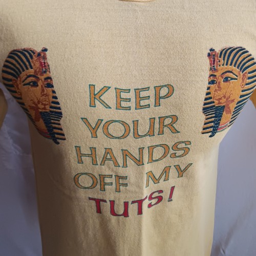 Vintage Original 1970's King tut Single Stitch T-shirt Large Hands off my Tuts - Picture 4 of 14
