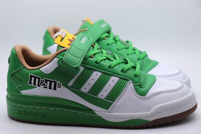ADIDAS X M&M'S FORUM 84 LOW RETRO SNEAKER - GRÜN / WEISS GY6314 - HERREN UK9 10