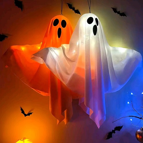 HALLOWEEN LED GLOW GHOST Home Indoor Outdoor Decoration New - Picture 1 of 13