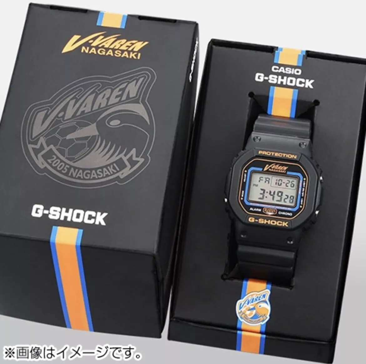 Casio G Shock DW-5600VT V-Varen Nagasaki Joan Football Team Collaboration  Japan