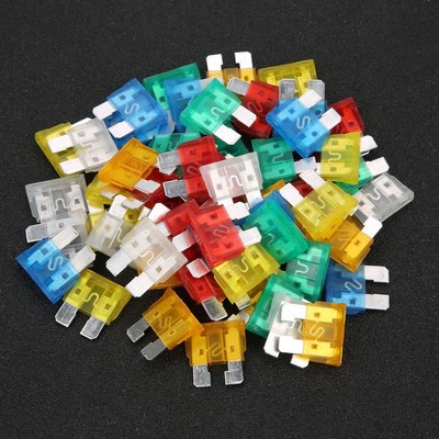 60Pcs Mini Blade Sicherung Sortiment Auto Car Sicherungen Stecksicherungen Set