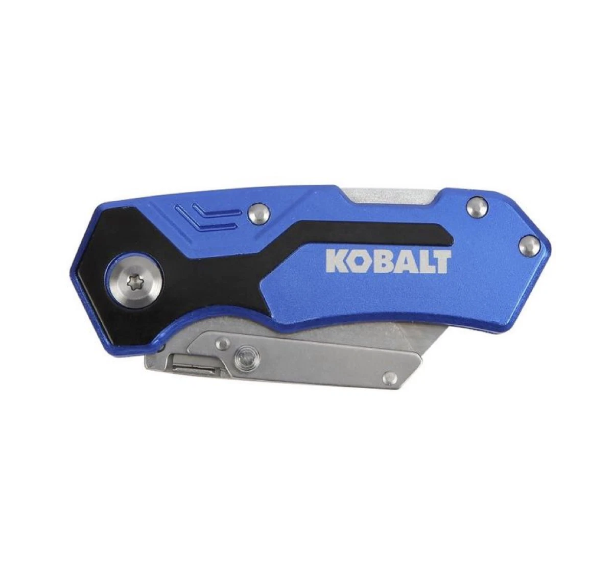 Kobalt Lock Back Compact Utility Knife Quick Change Blade Folding