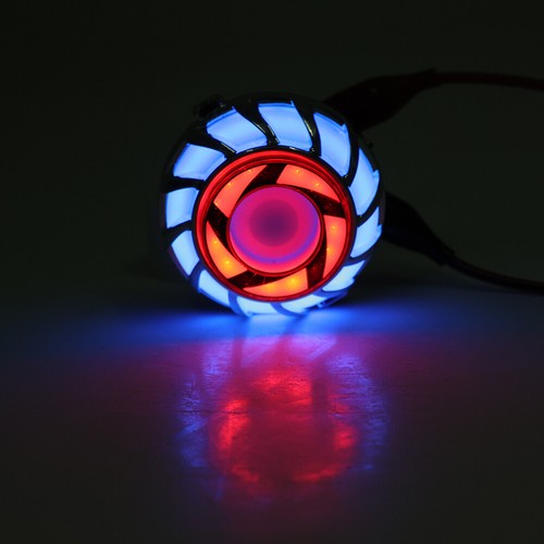 Motorcycle LED Headlight Angel Eye Flash Strobe Tail Brake Rear Lights 12V - Picture 7 of 13