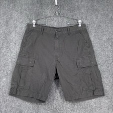 Levi s Dark Gray Men s Cargo Shorts Size 36 9 Inseam Casual Workwear