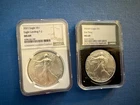 2024 P and 2021 Graded Silver Eagle
