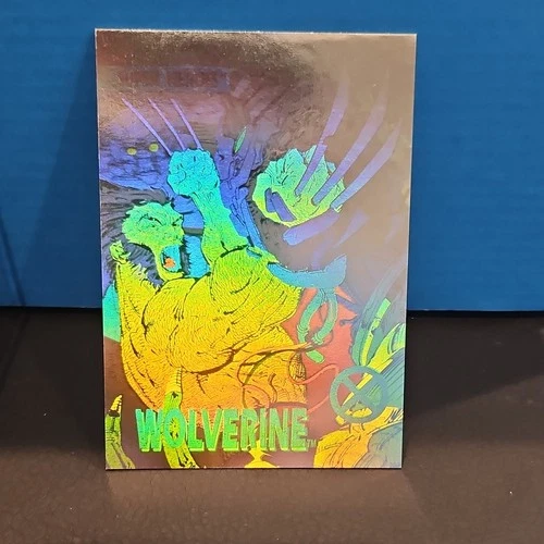 Impel Marvel Universe Hologram Wolverine XH-1 Trading Card 1992 Vintage