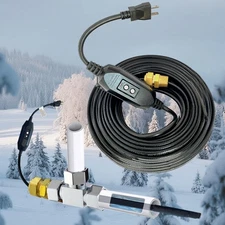 MAXKOSKO In Pipe Heating Cable Prevents Pipes from Freezing 120V 70Ft