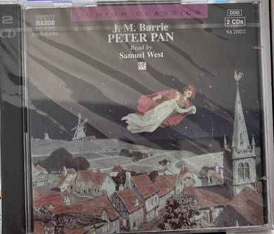  Peter Pan (Audio CD) by J.M. Barrie (Author)  2 CD SET EX/EX 730099010221