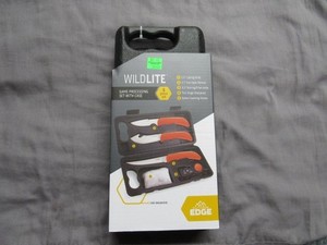 Outdoor Edge WL-6 Wildlite Game Processing Kit Fixed Blade Knife Set