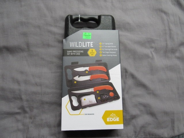 Outdoor Edge WL-6 Wildlite Game Processing Kit Fixed Blade Knife Set