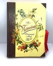 The Victorian PHOTOGRAPH ALBUM Hardcover Book Vintage 1975 - Never Used