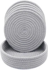 8 Inch Trivets for Hot Dishes, Hot Pots and Pans, Thick Heat Resistant Large Coa